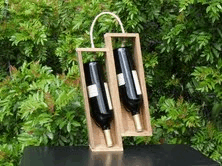Reclaimed Wood Wine Holder 