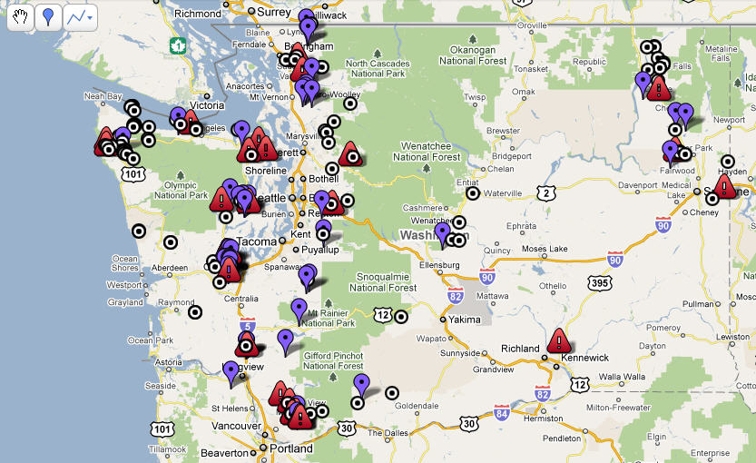 map of washington state cities. This doesn#39;t count city,